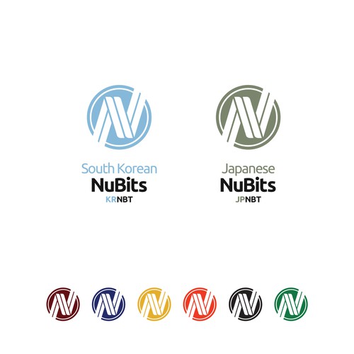Vectorize logo and pick colors of new NuBits for South Korea and Japan Design by Arpit1113