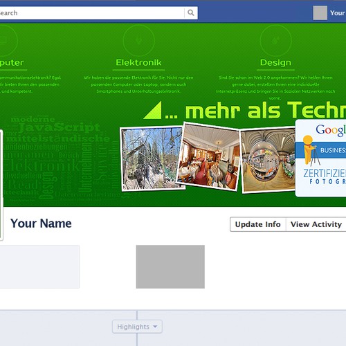 Facebook cover contest entry by Taduuza