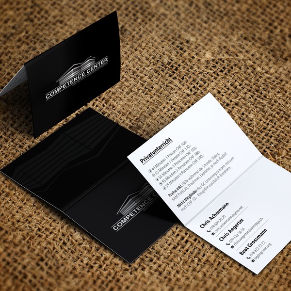 Design by Mary jhon titled "Folded Business card !"