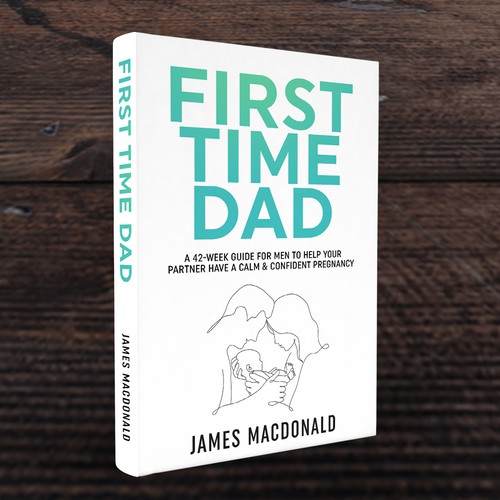 Book cover art appealing to First Time Dad & Expectant Mums Design réalisé par Trivuj