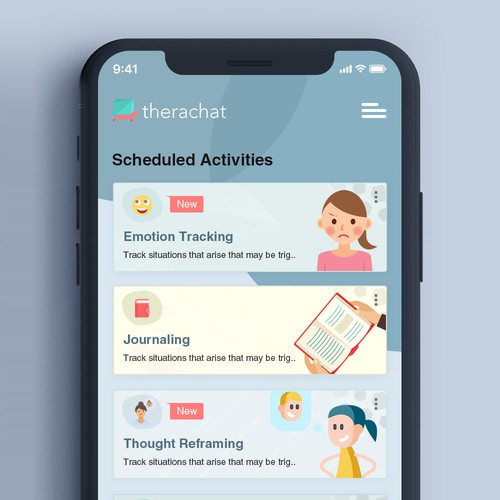 Design di Mental Health App needs fresh design ideas di xPrtDesigner