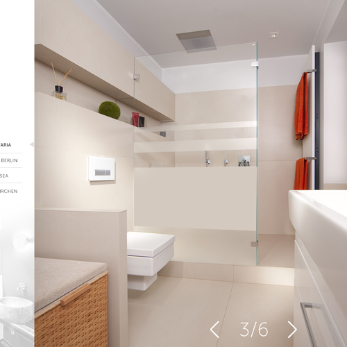 Web page design contest entry by portare