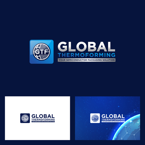 GTF Semiconductor packaging logo Design by Aleta21
