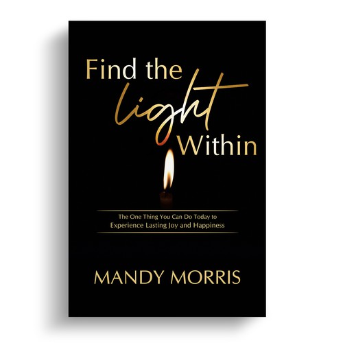 Book cover “find the light within” Design by Wizdizz