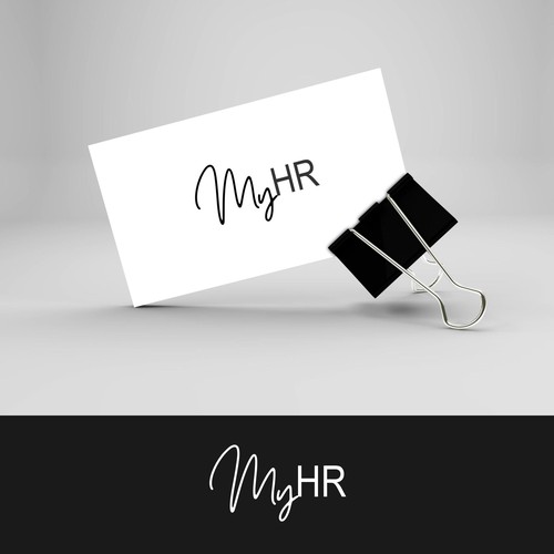 Create an awesome logo for myHR, the #1 HR Software in Luxembourg ! Design by Vhyn.dsg