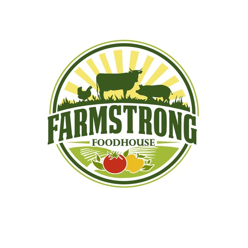 FarmStrong FoodHouse Logo | Logo design contest