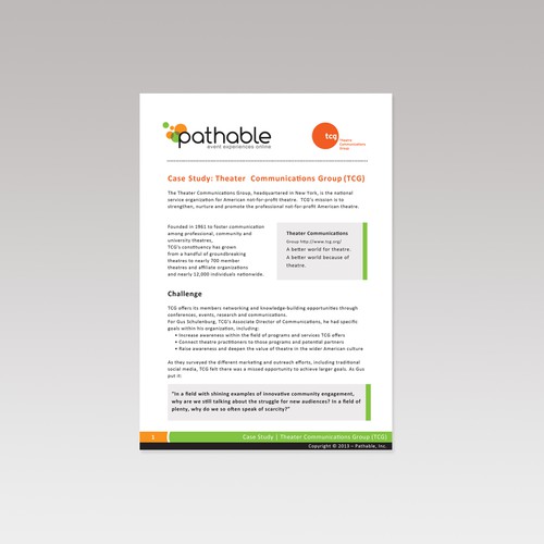 Case Study Template in MS Word Design by Joemar Concepts