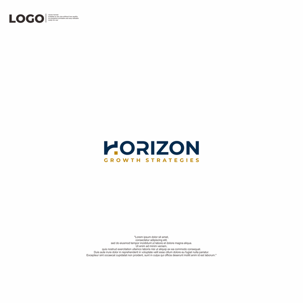 Design by egavolution titled "HORIZON logo"