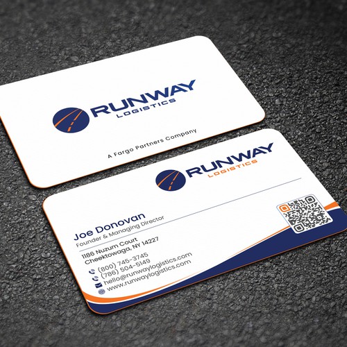 Design di Runway Logistics Business Card di Ellestudio™