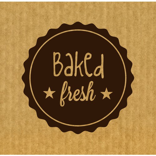 logo for Baked Fresh, Inc. Design by overheaddesigns