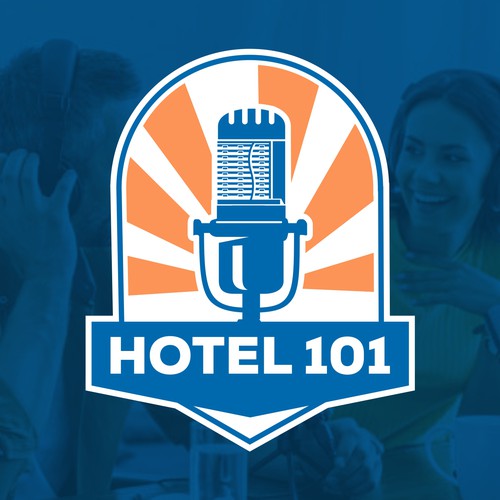 Create a logo for a podcast called - Hotels 101 - incorporate a hotel in the logo Design by lrasyid88