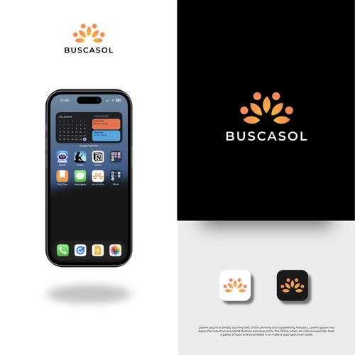 Create a logo for BuscSol Design by santoryu