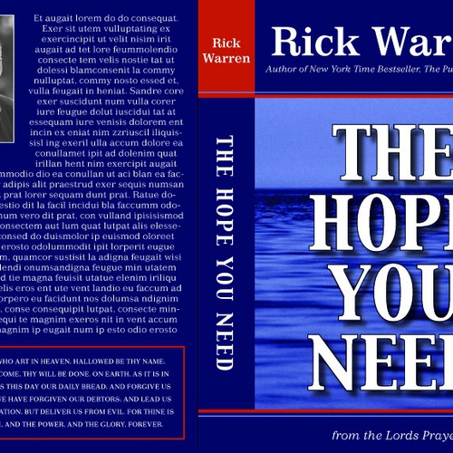 Design Rick Warren's New Book Cover Diseño de kmg