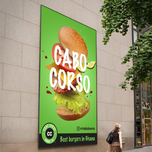 Billboard for Burger Company Design by vsardju