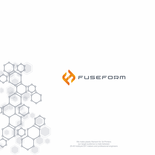 Complete Logo  and Artsy Techy identity for 3d Printer Filament company Design by deCEE