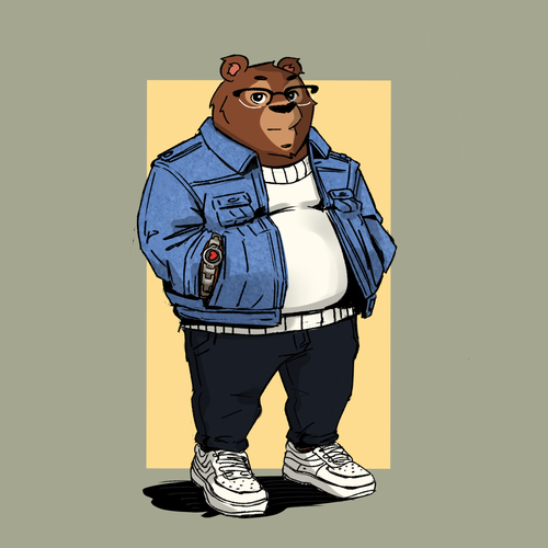 Yeah I know, another Bear design. But Let's make this one is special with Love. Design by Little George