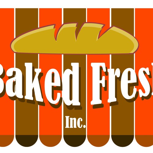 logo for Baked Fresh, Inc. Design by Dubravka Popović