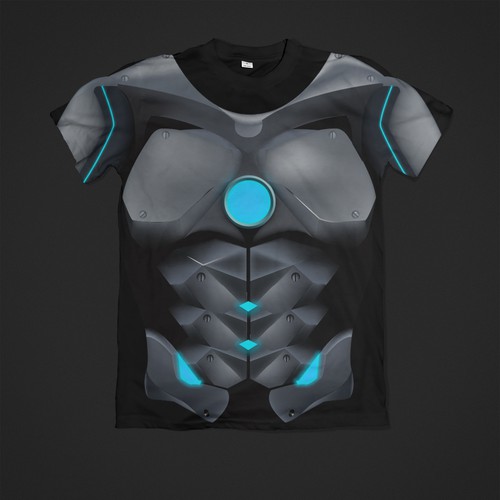 futuristic shirt design