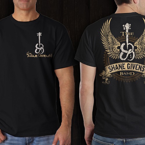 create a t-shirt design for an emerging country rock/southern rock band Design by *DCLA*
