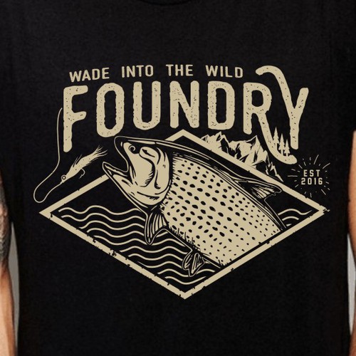 Design a tshirt for a fly fishing lifestyle brand Tshirt contest