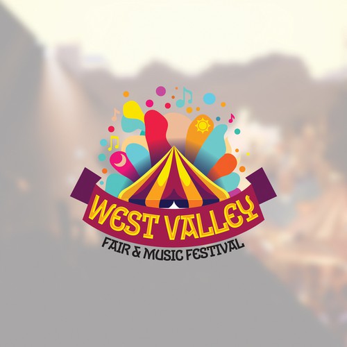 Logo design for West Valley Fair & Music Festival Design by kehapictures