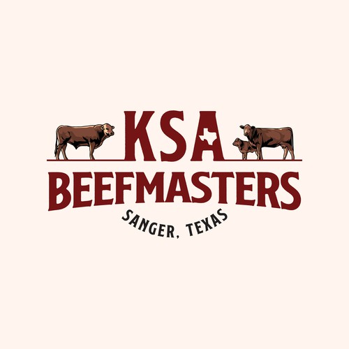 Design a Texas cattle ranch logo for a family owned business Diseño de Nadder