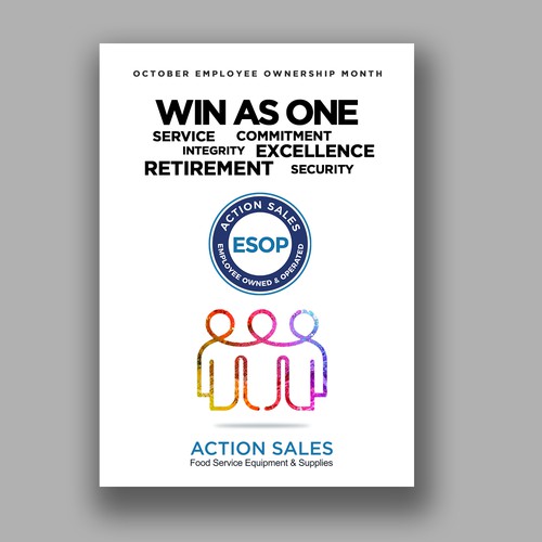 Design Design a modern, creative poster to promote ESOP Awareness Month por Design Vibes