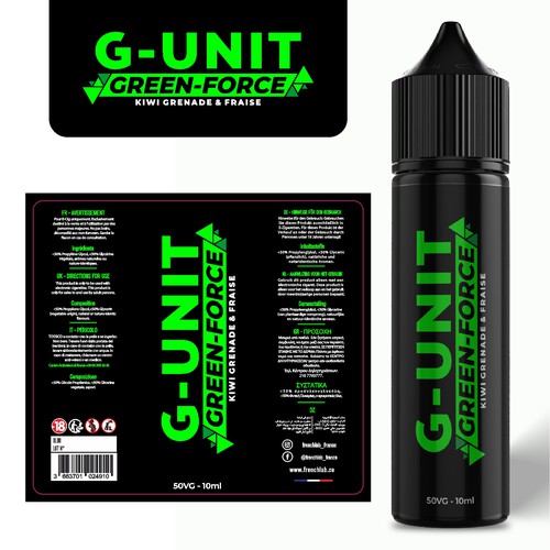 G-UNIT Eliquid need his new label Design by DevDevit   ★ ★ ★ ★ ★