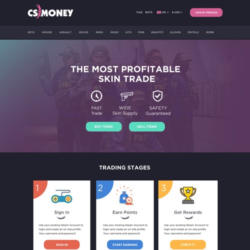 Proposition sur un concours de Design de page web, réalisée par winningdesignentry