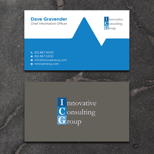 ICG Business Cards Design by boniamin
