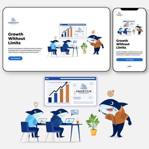 We need website illustrations for our software solutions company Design by Loominarius Ars