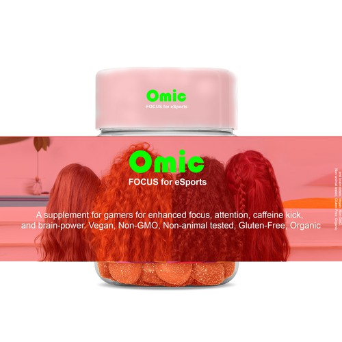 Video Gamer Supplement Label Design Design by filali