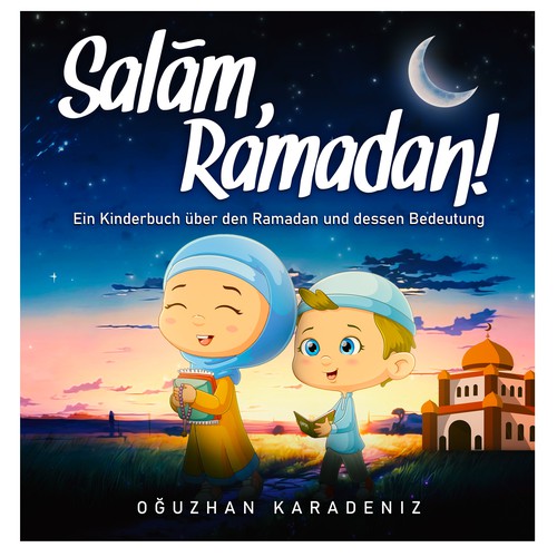 Children´s Book COVER to teach children about Ramadan in a lovely way Design by tukoshimura