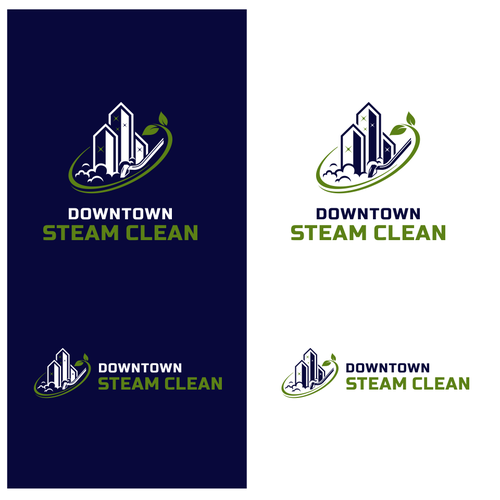 Create an eye catching logo for an innovative new steam cleaning company Réalisé par anggastrwn