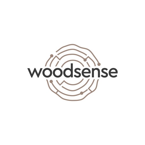 Sustainable tech logo needed for an IoT company working with wood construction Design by Lyna™