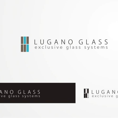 glass logo design