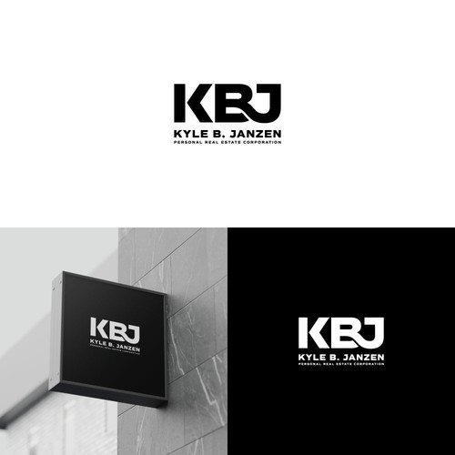 Bold 'KBJ' Logo for Real Estate Agent Design by anx_studio