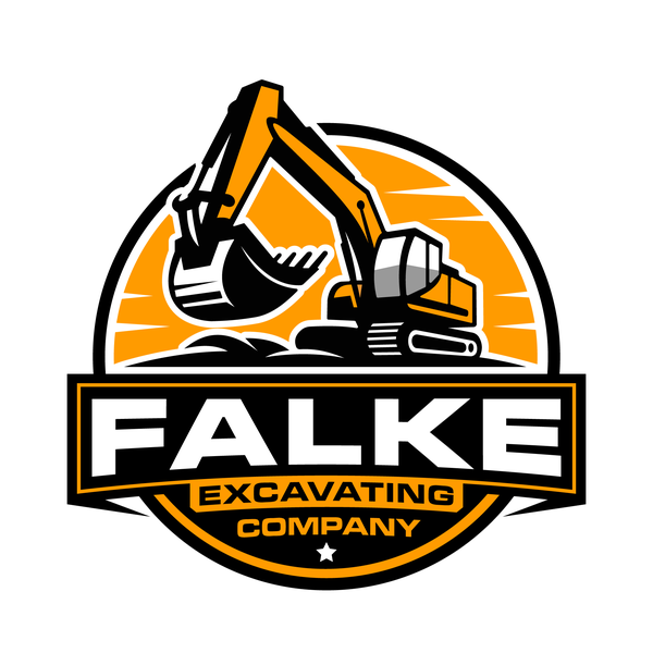 Falke Excavating Logo.