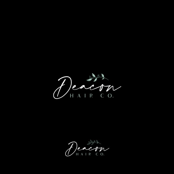 Design by TheBluebird titled "Logo Design for Deacon Hair Co."