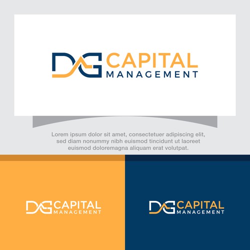 Logo & Brand guide for DG Capital Management an options trading Hedge Fund. Design by rouf_art