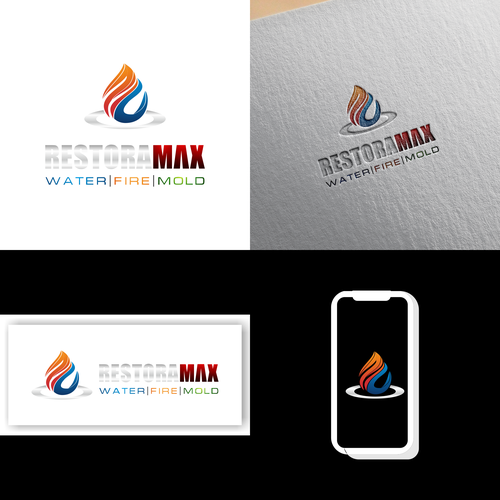 Restoration Company Branding. Design by Musagraphic4