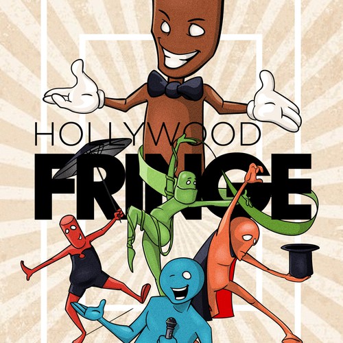 Guide Cover for the 2018 Hollywood Fringe Festival Design by pkhart
