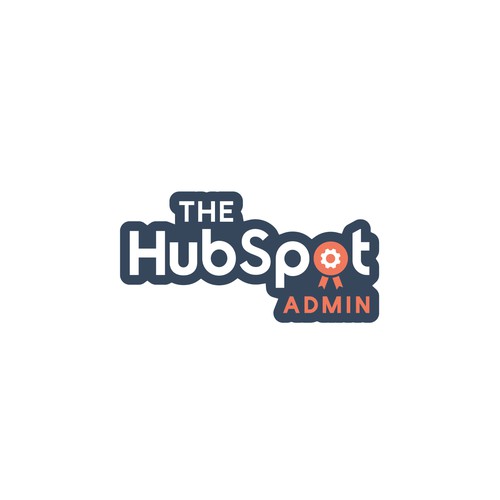 Bold logo that unites and champions the HubSpot Admin Design by QuickCrea™