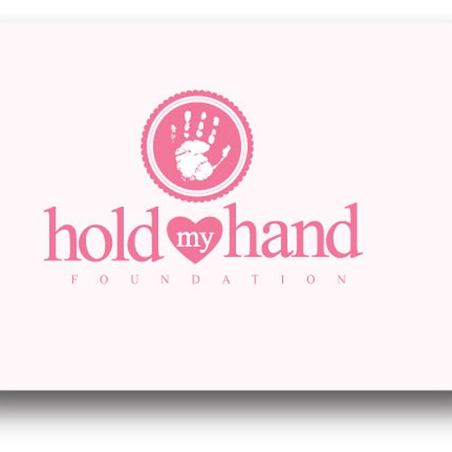 logo for Hold My Hand Foundation Diseño de jeda