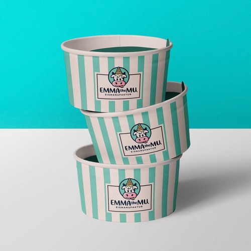 ice cream plastic cup design