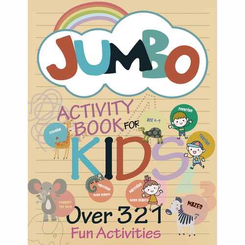 Fun Design for Jumbo Activity Book Design by Aaniyah.ahmed