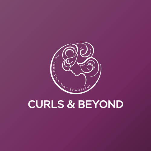 Logo for curly hair brand Diseño de designer Ha