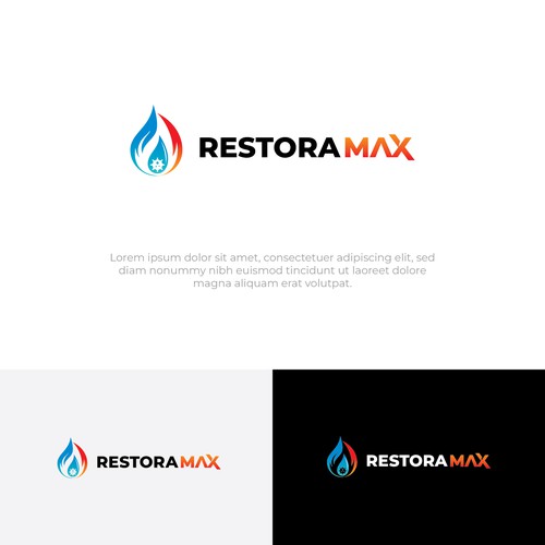 Restoration Company Branding. Design by Azwar_Design®