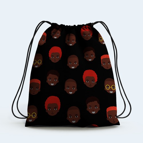 Drawstring Bag Designs for Boys Design by thegarapan