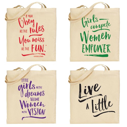 8 simple quote tote bag art designs, Other clothing or merchandise contest